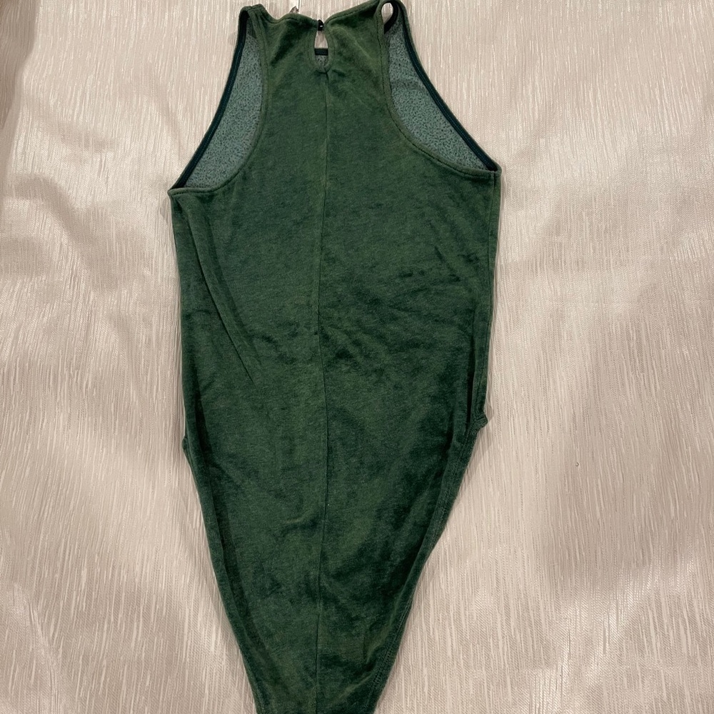Velvet Green Razor Bodysuit - Picture 4 of 4